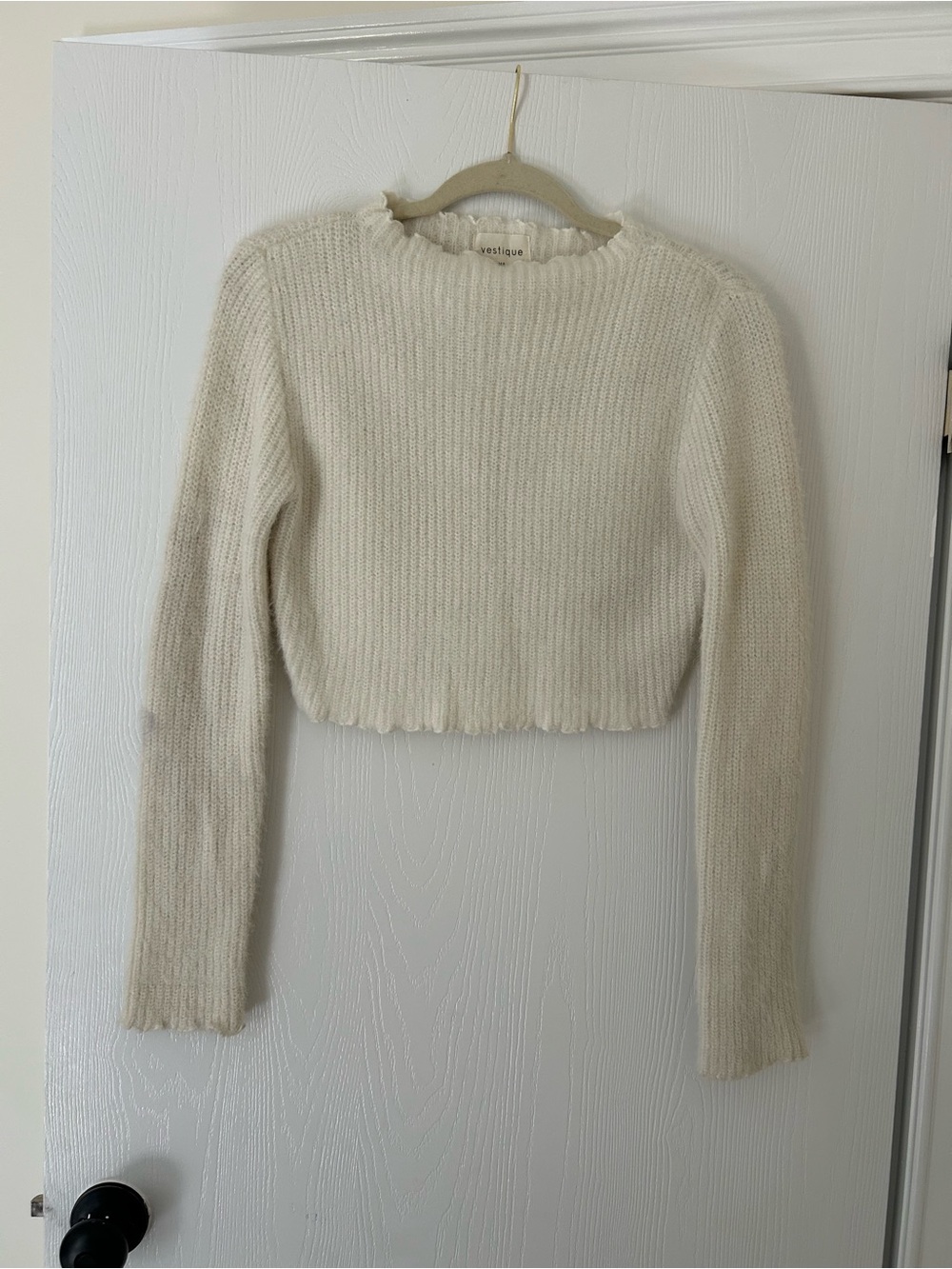 Vestique crop sweater